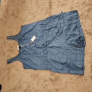 Universal Thread Size Large Women's Denim Jumpsuit